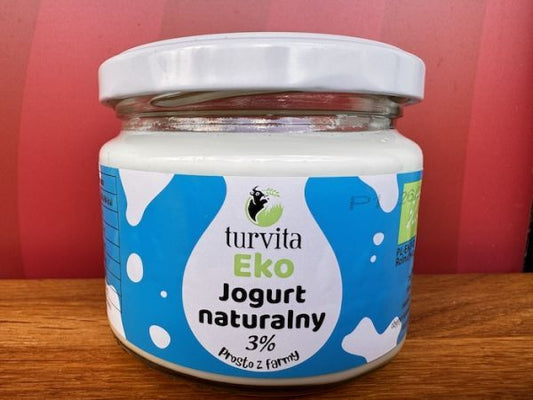 Jogurt naturalny EKO 3% Turvita